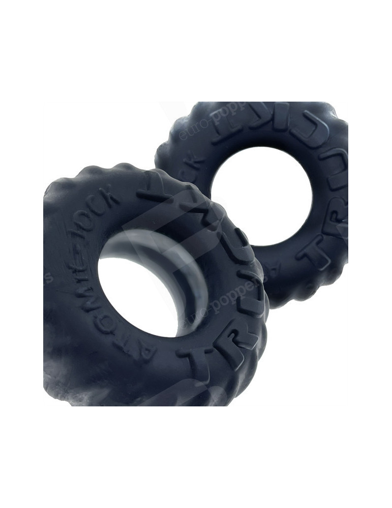 Anillos Para Pene Paquete de 2 Anillos para el Pene Truckt Night Edition Negro - Oxballs