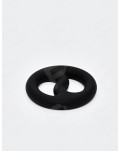  Anillo Para Pene Y Ball Stretcher Yin-Yang - Duo Ring - Silicona