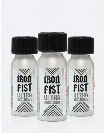 Pack poppers Iron Fist Ultra Exclusive 24 ml x 3