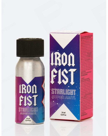 Pack de 3 poppers super amyle Iron Fist Starlight 24 ml