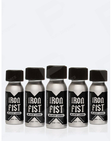 Pack de 5 poppers Iron Fist...