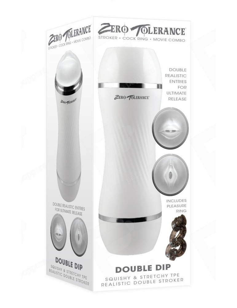 Masturbador Double Dip - Blanco Evolved-7