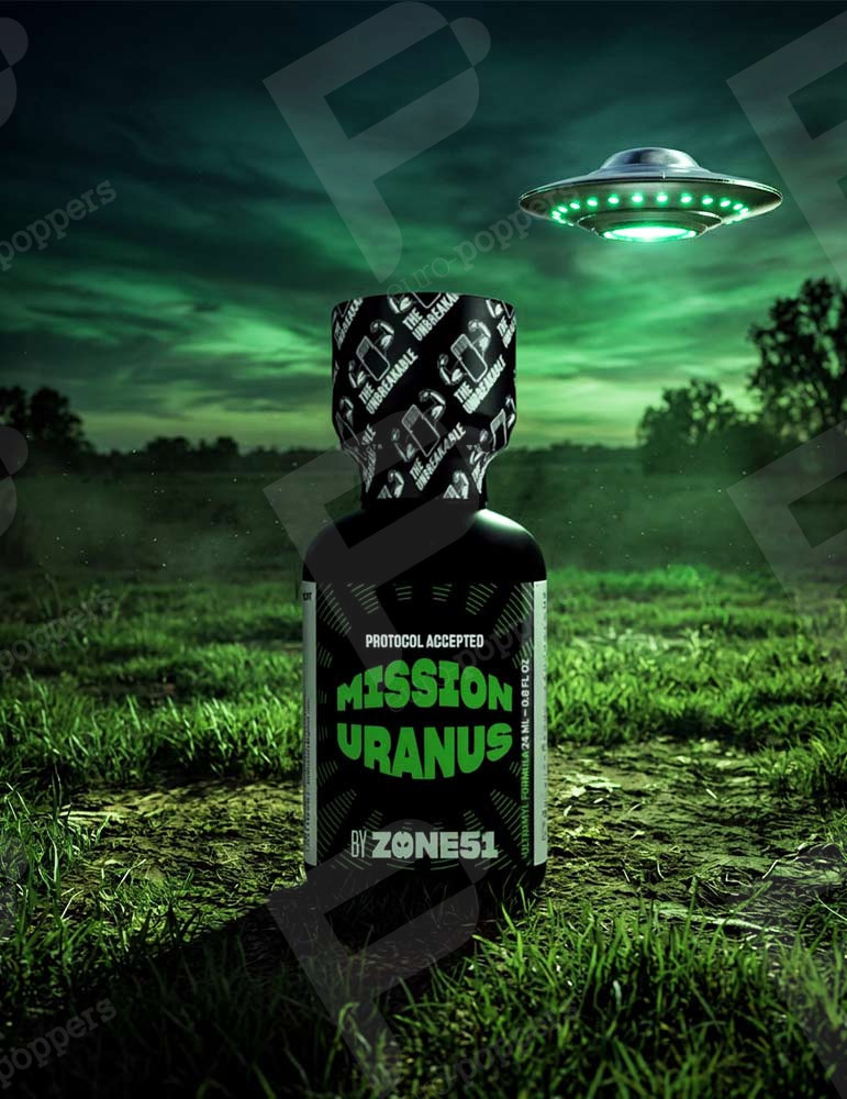 Grandes poppers (XL) Poppers Mission Uranus Zone 51 - Ultramyl 24 ml-España