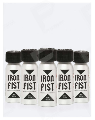 Pack de 5 poppers Iron Fist Amyl 24 ml