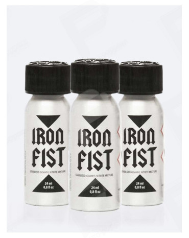 Pack de 3 poppers Iron Fist Amyl 24 ml