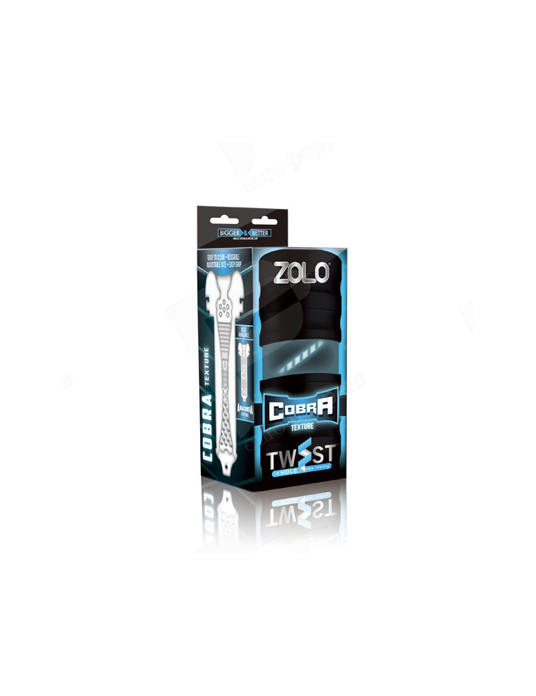 Masturbadores Masturbador Zolo Twist Cobra Blanco - Zolo