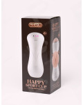 Masturbador vibrador con forma de vagina Happy Sport de Shequ-España-5