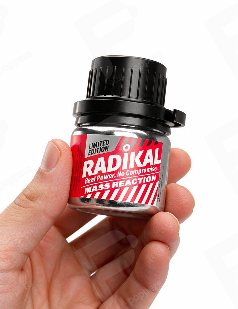 Grandes poppers (XL) Poppers Radikal Mass Reaction 30 ml