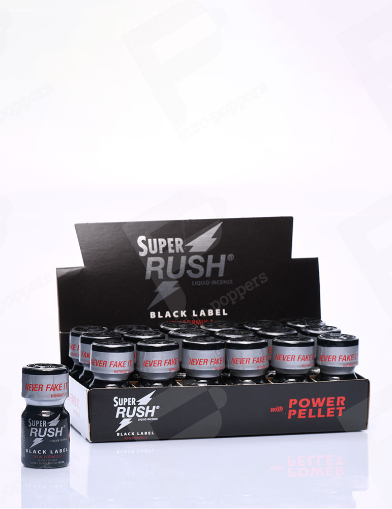 Pack de Poppers Super Rush Black Label X 18