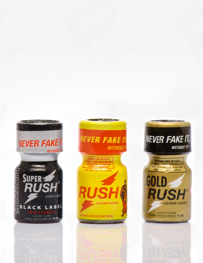 pack 3 poppers Rush