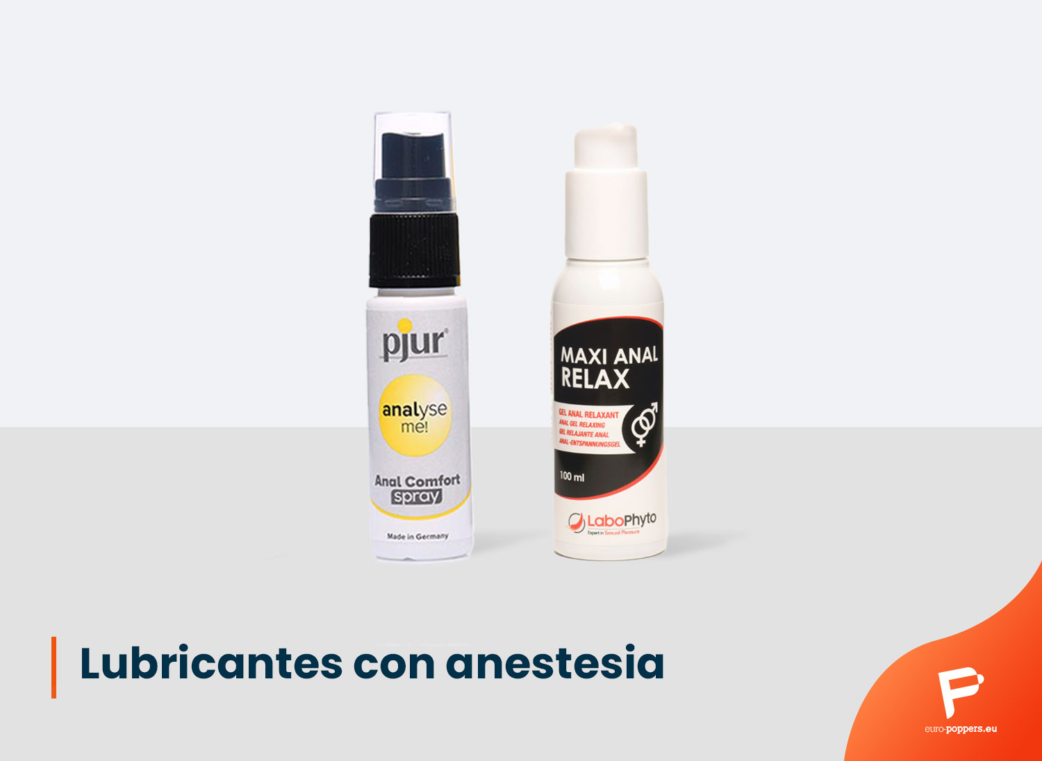lubricantes anales con anestesia