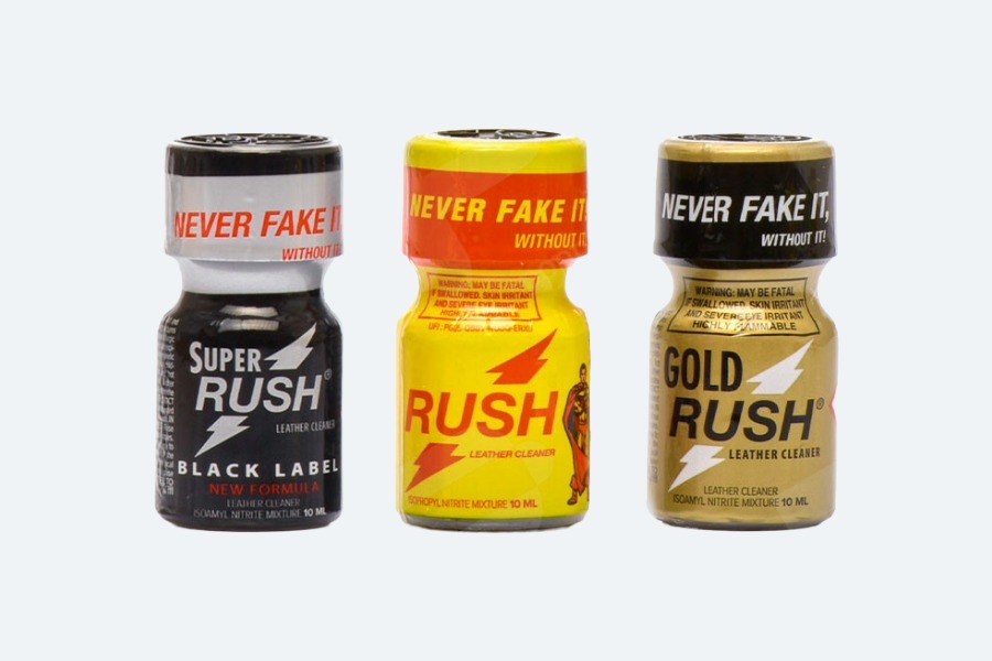 Botellas de popper Rush en Euro Poppers España