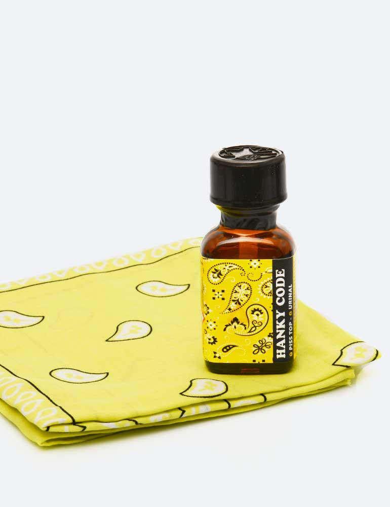 Popper Hanky Code Amarillo 24ml + Bandana: Watersports