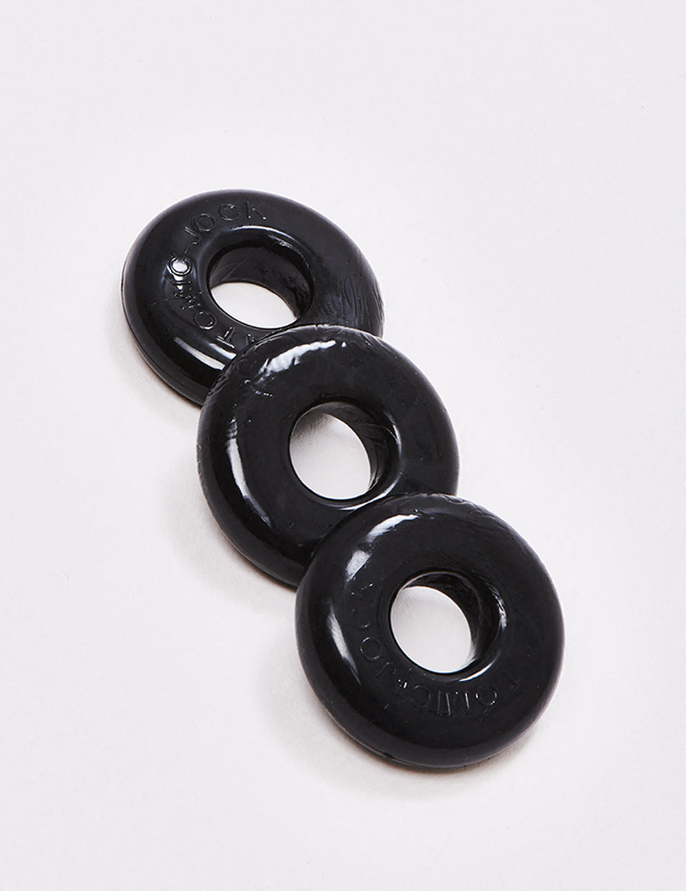 3 Anillos para Pene Negro Night Edition - Oxballs